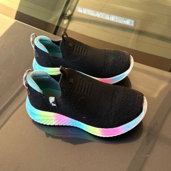 Skechers‎ Little Girl’s Ultra Flex 3.0 Color Joy Sneakers Size 11.5 - Picture 4 of 14